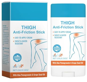 scyca Crema anti-attrito per l'interno delle cosce Crema portatile anti-attrito per le cosce delicato balsamo anti-attrito per la pelle per le cosce, per uomini e donne