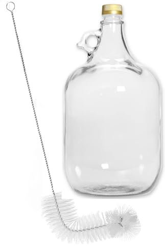 Ballonreinigungsbürste für 5, 3, 2 ltr. Flaschen Bürste zum Waschen der Weinballons Ballonbürste Flaschenbürste Reinigungsbürste Flaschenputzer Flaschenreiniger