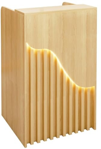 LYXWGRZD Empfangstheke, Kleiner Empfangstresen, Rezeptionstheke mit Schublade, Empfangstheke mit Kabeldurchführung, Einzelhandelstheke, Kassentheke for Heimbüro und Büro(60cm/23.6in)