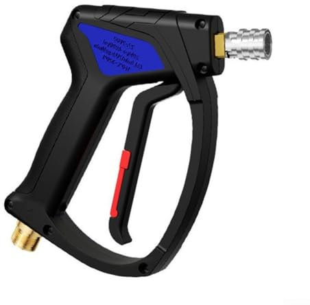 Manico per idropulitrice da 35,5 cm con manovrabilità migliorata e opzioni di connessione rapida per un uso efficiente (nero M22-14)
