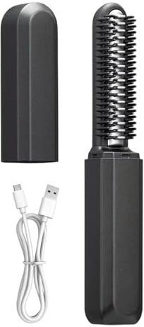 Mini Alisador De Pelo Inalámbrico Recargable Portátil Para Alisar, Y Peinar | Cepillo Alisador Térmico De Cabello Para Mujeres Niñas En El Hogar Viajes Negocios Oficina Trabajo