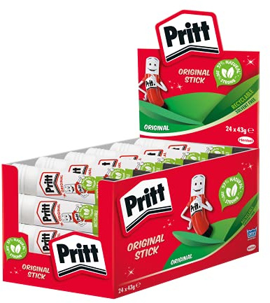 Pritt Stick Klebestift, Sticks, 43 g – 24 Stück