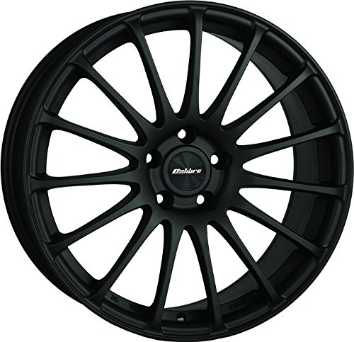 Calibre l565j-llmb9538 + 98 Rapide MB aleación Rueda para Fiat 500/500 Cabrio 2007 en Adelante, 6,5 x 15 Pulgadas, Color Negro Mate