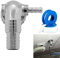 Parpyon® Sifone scarico Lavasciuga doppio Lavatrice Tubo Carico Scarico Lavastoviglie, Rubinetto Lavatrice Curvetta, Raccordo 2 Vie (Scarico+Asciugatrice)