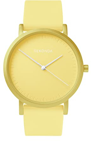 Sekonda Palette Damen-Quarzuhr mit Analog-Anzeige, 36 mm, Silikonarmband