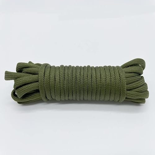 Kletterseil 5 Meter Durchmesser. (Color : Army Green, Size : 5M)