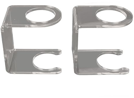 2 Pcs Baseballschläger-Vitrine, Baseball-Halter Aus Acryl mit Doppeltem Schutzdesign, Vertikaler Schläger- und Baseball-Halter Wandhalterung, Baseballschläger-Halterung