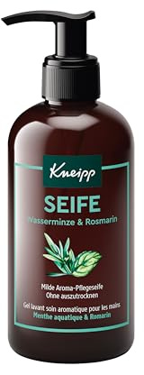 Kneipp Aroma-Pflegeseife Wasserminze Rosmarin, 250 ml | Milde Seife, Gründliche Handreinigung, Ohne Austrocknen