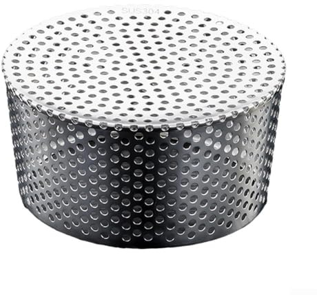 Runder Bodenablauf, 304 Edelstahl, Anti-blockierend, Dachbodenablaufabdeckung, für Entwässerung, Outdoor-Hof-Werkzeug (160 mm)