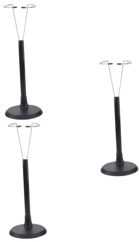 Vaguelly 3st Stützrahmen Für Puppen Puppenständer Gestell Für Puppe Modepuppen Ausstellungsständer Für Actionfiguren Vitrinenfigurenständer Standstaffeleien Zur Präsentation Plastik Black