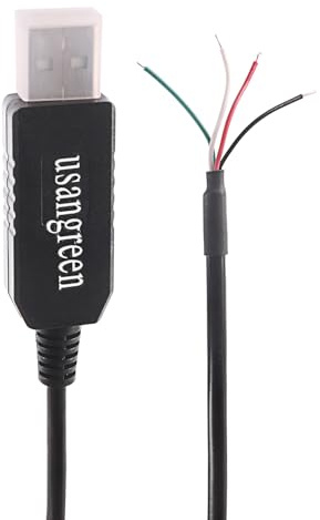 Usangreen Cable USB RS485 compatible para Gerbox GX EM540 cuadrícula Medidor EM112 Victron ET112 conexión por cable FT232RNL RS485 Convertidor Serie Cable Adaptador