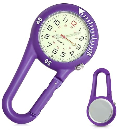 Taschenuhr Digital Schwesternuhr Krankenschwester Uhren Uhr mit Clip Digital Taschenuhr Pulsuhr Krankenschwester Schwesternuhren Pflege Kleine Taschenuh Klein Taschen uhr Outdoor für Krankenschwestern