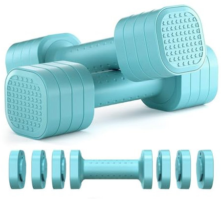 Verstellbares Hantelset – 1 Kg, 1,5 Kg, 2,3 Kg, 3 Kg, 4 Kg, 5 Kg, Verschiedene Gewichte Für Armtraining | Langhantel-Set Für Krafttraining, Heimfitnessgeräte, Muskelaufbau-Routine