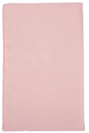 YXINAER Chiffons de Nettoyage pour Bijoux Grand Chiffon d'essuyage Multicouche en Argent, 1 pièce, Polissage de Bijoux en Argent, Chiffon de Nettoyage de Bijoux(Pink)