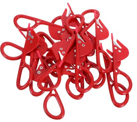 VOSAREA Set de Outils Ouverture Intestins Acier Inoxydable et Abs Couteaux pour Nettoyage de Volaille Ustensiles Cuisine Multicolores Résistants et Ergonomiques Couleur