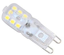 WVPJJNXAFN Pack of 5, G9 LED Chandelier Lamp AC110V G9 3W/5W SMD2835 Chip LED Bulb Spotlight Lamp No Household Bulbs(Cool White,3W 110V)