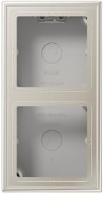 AP-Kappe 2-fach eds lack angeformter Rahmen ES 2582 A-L 4011377048737 Jung