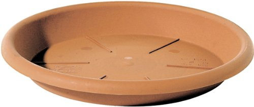 Telcom Eolo ISCI 80 Sottovaso di plastica per Piante, Diametro 80 cm, Colore: Terracotta