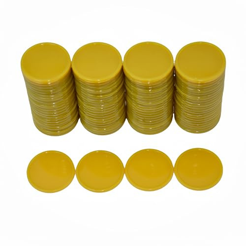 Smartdealspro Lot de 100 jetons de Poker en Plastique Opaques avec boîte de Rangement 1