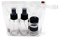 IRIS BARCELONA - Set de Aliño Ensalada, 2 Mini Botellas de Cristal con Difusor 50 ml y 2 Botes de Cristal con Tapa 10ml