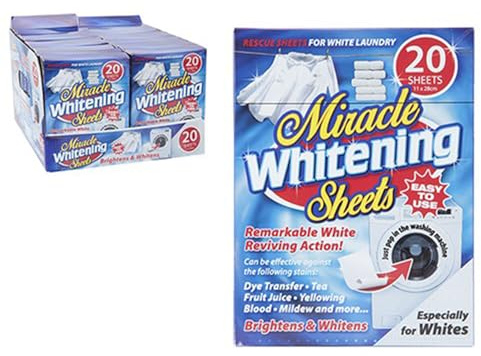 PMS 825012 Miracles White Clothes Booster, 20 Sheets
