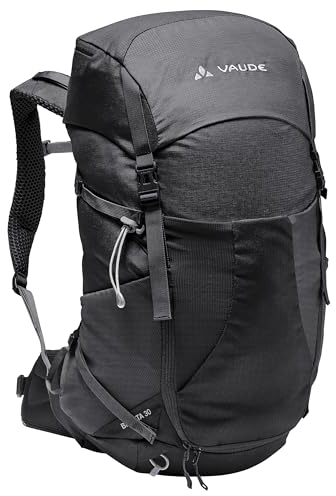 VAUDE Wanderrucksack Brenta 30l, wasserabweisender Rucksack Damen & Herren, komfortabler Trekkingrucksack mit integrierter Regenhülle, praktische Fächeraufteilung