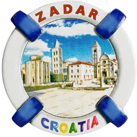3D-Kühlschrankmagnet Zadar Kroatien, Reise-Souvenir, Geschenk, Zuhause, Küche, Kühlschrank, Dekoration, Magnet-Aufkleber, Bastel-Kollektion