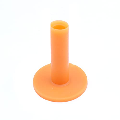 Namvo Golf-Tees aus Gummi, für Fahrrangematten, Ballhalter, Tee-Halter, Tee-Halter, Trainings-Übung, Ballhalter, Anfänger, Gelb, 10 Stück