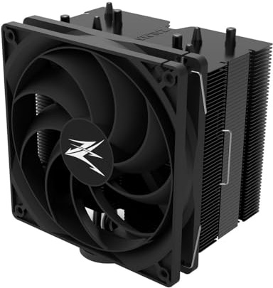 Zalman - CNPS10X Performa Prozessor Kühler - Kompakt und Effizienter PC Kühlung TDP 180w - CPU Kühler Tower mit 4 Heatpipes und 135mm PWM Lüfter - Schwarz