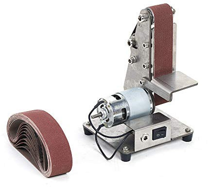 Elektrische Bandschleifer 100W Poliermaschine Bandschleifmaschine Schleifen Polieren Mahlen Maschine (775 Spindelmotor)