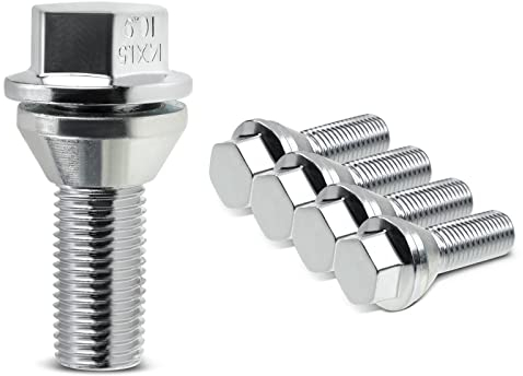 Frankberg 5x Radbolzen Radschraube Vorne Hinten Kompatibel mit S60 I 384 S80 I 184 TS XY V70 II 285 P80 SW XC70 II 136 2.0L-3.2L 1998-2019