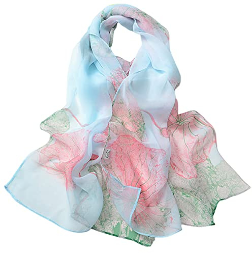 FAIRYGATE Chiffon Schal Damen Stola Halstuch Tuch für Sommer Herbst Winter Ganzjährig Schals & Tücher