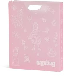 ergobag Heftebox DIN A4 inkl. Griff für mehr Ordnung im Schulranzen, durchsichtig und stabil