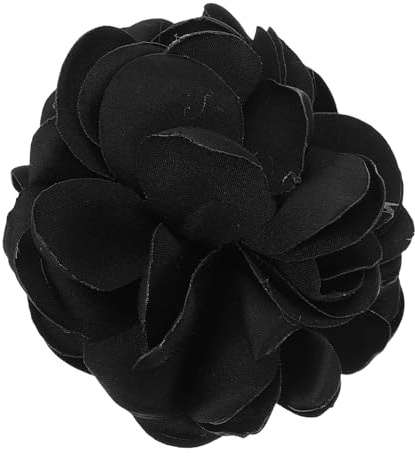 Yardenfun Rosenbrosche Stoffblume Damen Kleiderbrosche Anstecknadel Für Mantel Hut Schal Rucksack Dekoration Handgefertigt 3D Design Elegant