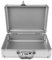 Ipetboom Aluminum Briefcase, Aluminum Alloy Tool Box Hard Case Multifunction Hard Storage Case Password Medicine Chest Metal Toolbox Cash Case Carrying Organizer