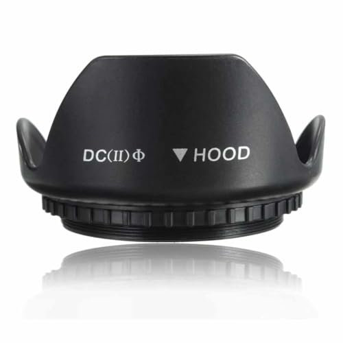 TECHZOCO Pare-soleil numérique avec lentille de fleur de tulipe, pare-soleil d'objectif d'appareil photo, pare-soleil pour appareil photo, pare-soleil tulipe, compatible avec Canon, Nikon, Sony,