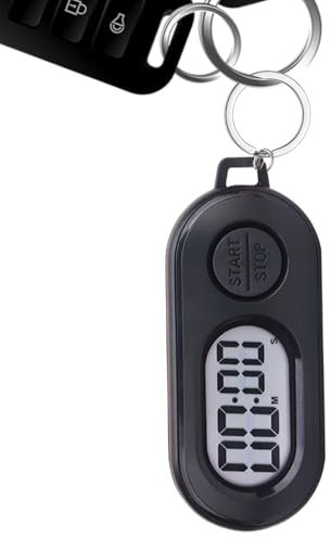 Time Counter Watch Outdoor Stop Timer Keychain