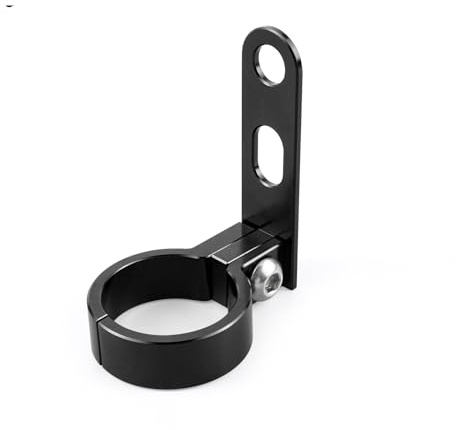 Wivplex Motorrad Vorderradbremsschlauchleitung Schlauchhalter Klemme Kabelführung XR650L XR 650 L 1993-2024 2022 Billet-Aluminium Motorrad-Bremsschlauchschelle(Black)