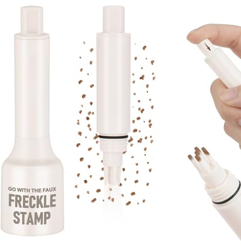 LOPHE Freckle Stamp, Fräknarstämpel för naturligt fräknemakeup, vattentät flytande fräknarstämpel, för enkelt solkysst makeup, 2# MEDIUM