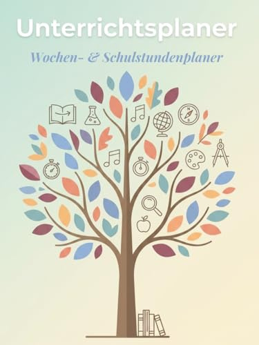 Lehrerplaner: Detaillierte Stundenvorbereitung für Lehrer, 40 Schulwochen zur Unterrichtsplanung mit Notenübersicht und Anwesenheit | 283 Seiten c.A4
