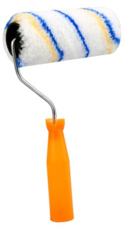 PENIKOKO 4pcs Paint Brush Roller with Plastic Handle Paintbrushes for Walls DIY Home Decorating Smooth Painting Tools