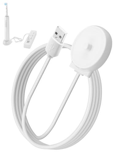 Toothbrush Charger for Oral B, Travel Electric Toothbrush Charger UK Waterproof USB Chargers Adapter for Braun Type 3757 IO 3 4 5 6 P6000 P4000 P2000 D10 D12 D16 D34 Charging BasePower Cord Cable