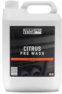 ValetPRO Citrus Pre-Wash Cleaner with Citrus Oils - Breaks Down Dirt and Road Grime - 5 L