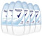 Rexona MotionSense Deo Roll-On Cotton Dry - Anti-Transpirant mit 48 Stunden Schutz gegen starkes Schwitzen und Körpergeruch - 50 ml (6er-Pack)
