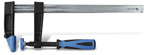 HÖGERT TECHNIK - Screw Clamps Span 150 x 50 mm F-Clamps Clamp Clamping Force 200 kg Clamps Comfortable Non-Slip Handle Precise Fixing Weldinger Screw Clamps Clamping Tool