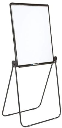 Staples Whiteboard/Flip Chart Easel, Black Frame