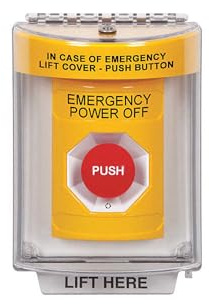 Emergency Power Off Push Button, 2-7/8 D