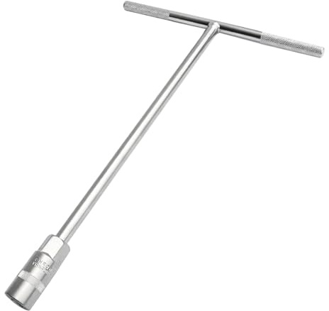 SENRISE Socket Wrench Long 15mm T Bar Hex Socket Wrench Deep Reach T Shape Hexagon Angle Wrench (Pack of 1)