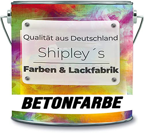 Shipley's Farben & Lackfabrik Peinture béton - Peinture de sol - Revêtement de sol pour intérieur - Peinture pour carrelage - Sol industriel - Peinture de cave - Résine époxy (1,25 kg, gris fenêtre