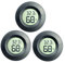 DIFCUL Hygrometer Thermometer Celsius Monitor LCD Digital Feuchtigkeitsmesser für Luftbefeuchter Gläser Inkubatoren Koffer Gitarre Reptilien Gewächshaus Auto (3 Stück, schwarz)